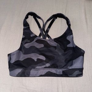 Camo sports bra